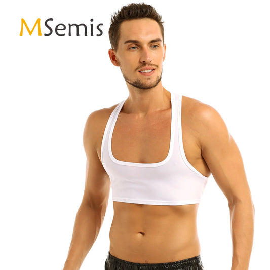 Men's Crop Sleeveless Tank Top