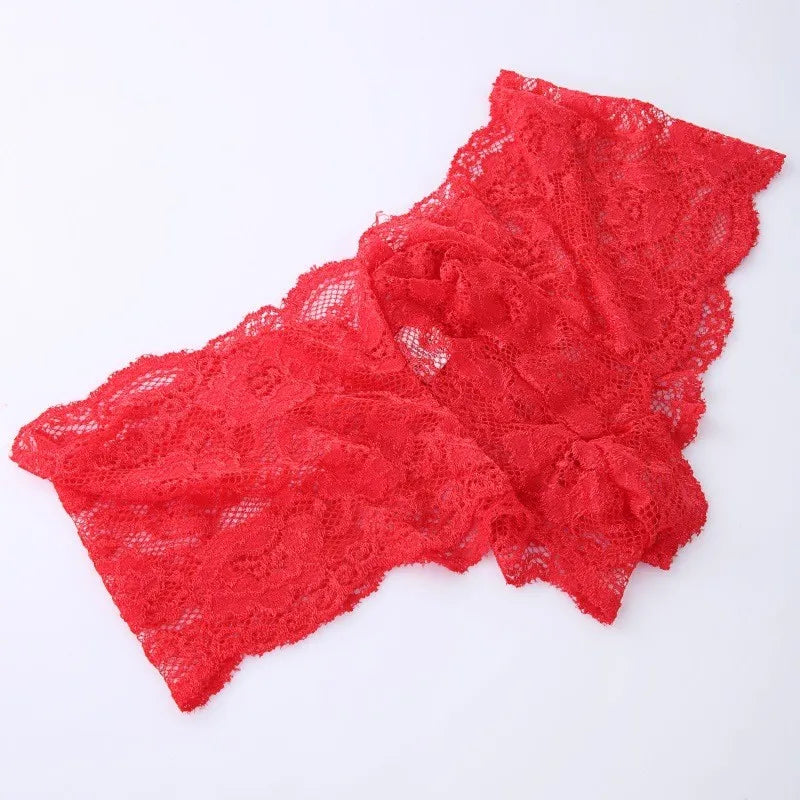 Men Sexy Lace Boy Short Underwear