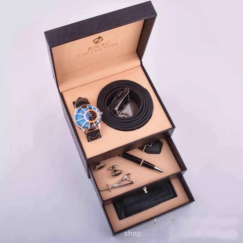 Men Luxury Gift Set Fashion Business Watch