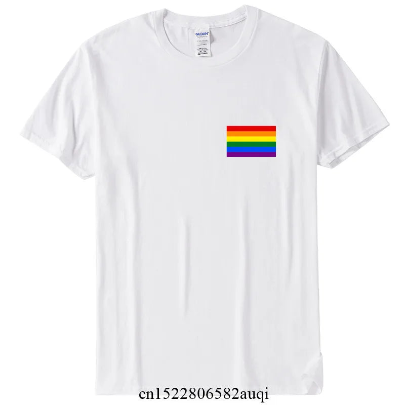 Men's Gay Pride Flag T Shirt Lesbian Rainbow Lgbt T-shirt