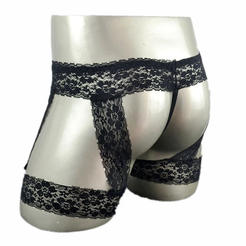 Men's Sexy Underwear Lace Thongs