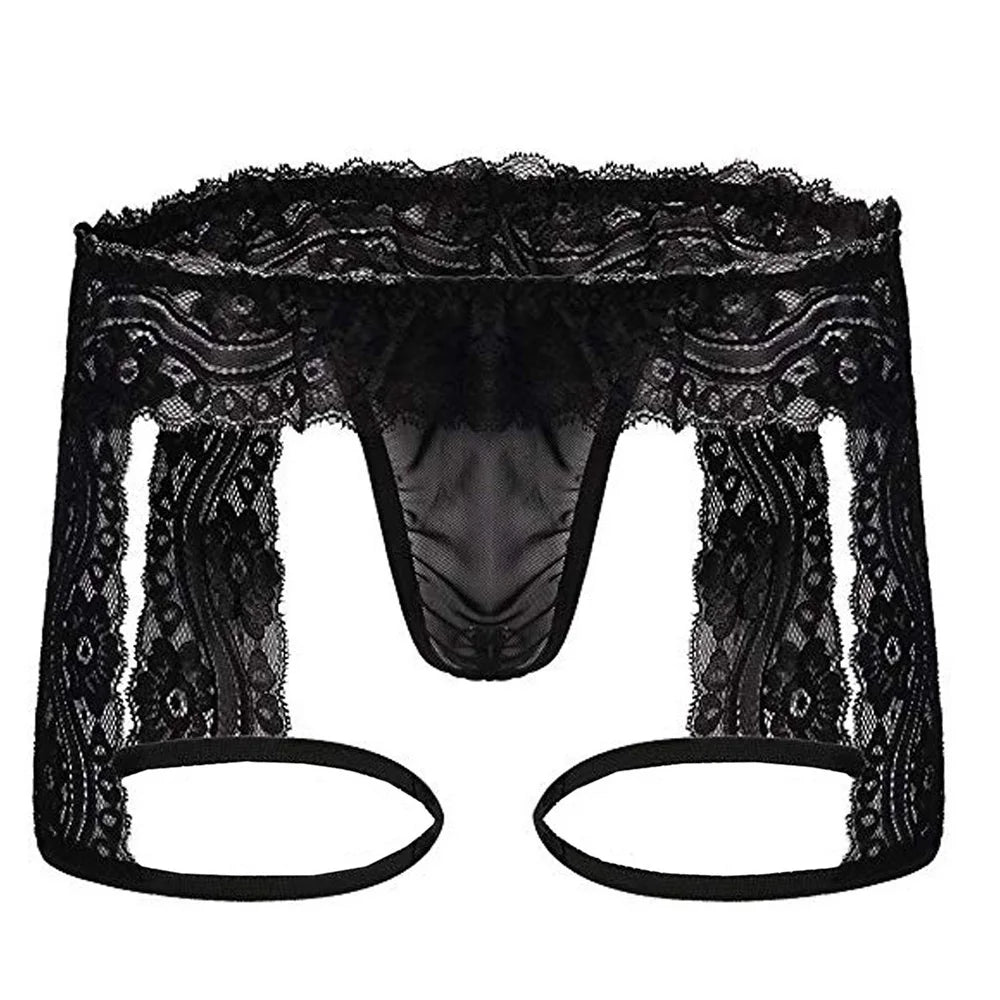 Men's Sexy Underwear Lace Thongs