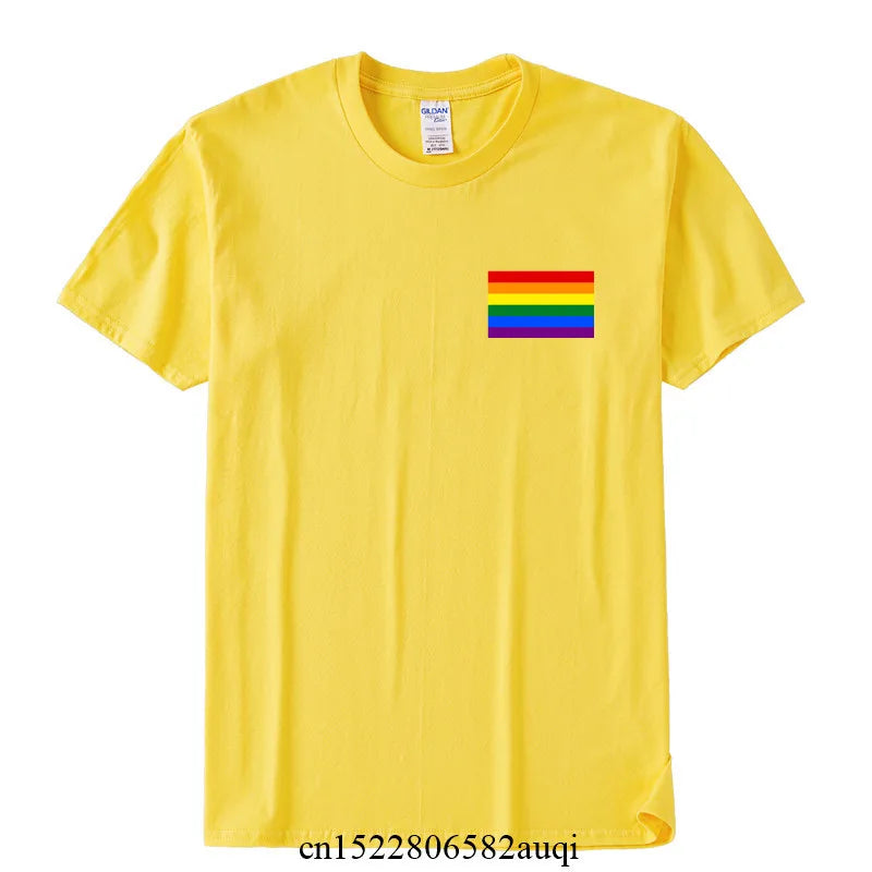 Men's Gay Pride Flag T Shirt Lesbian Rainbow Lgbt T-shirt