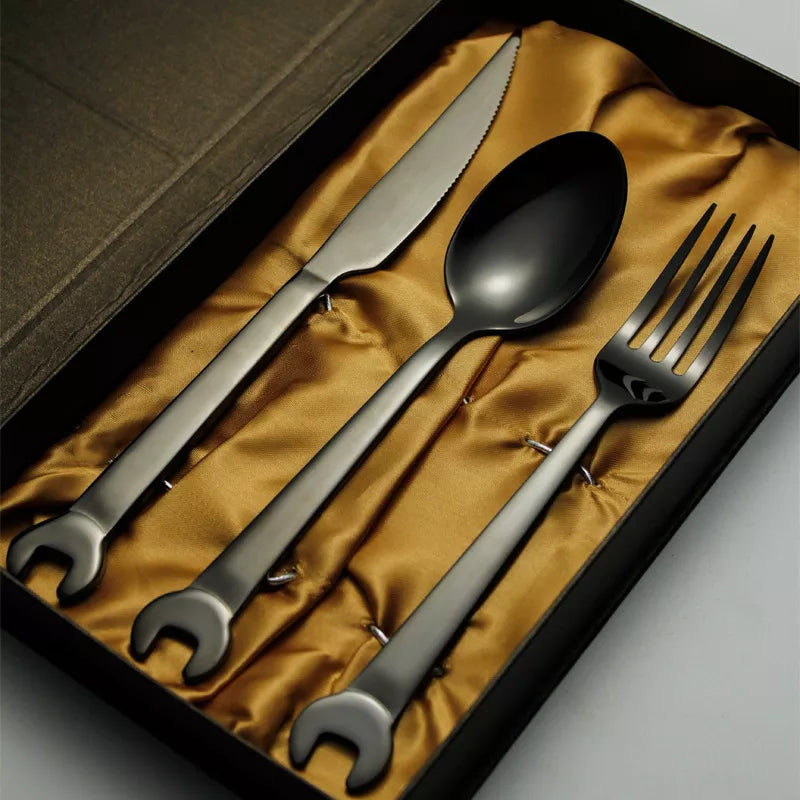 Jishi 304 stainless steel wrench cutlery tableware