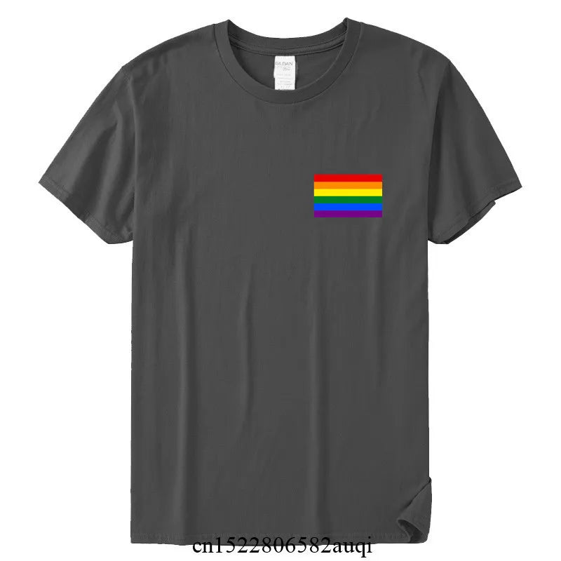 Men's Gay Pride Flag T Shirt Lesbian Rainbow Lgbt T-shirt