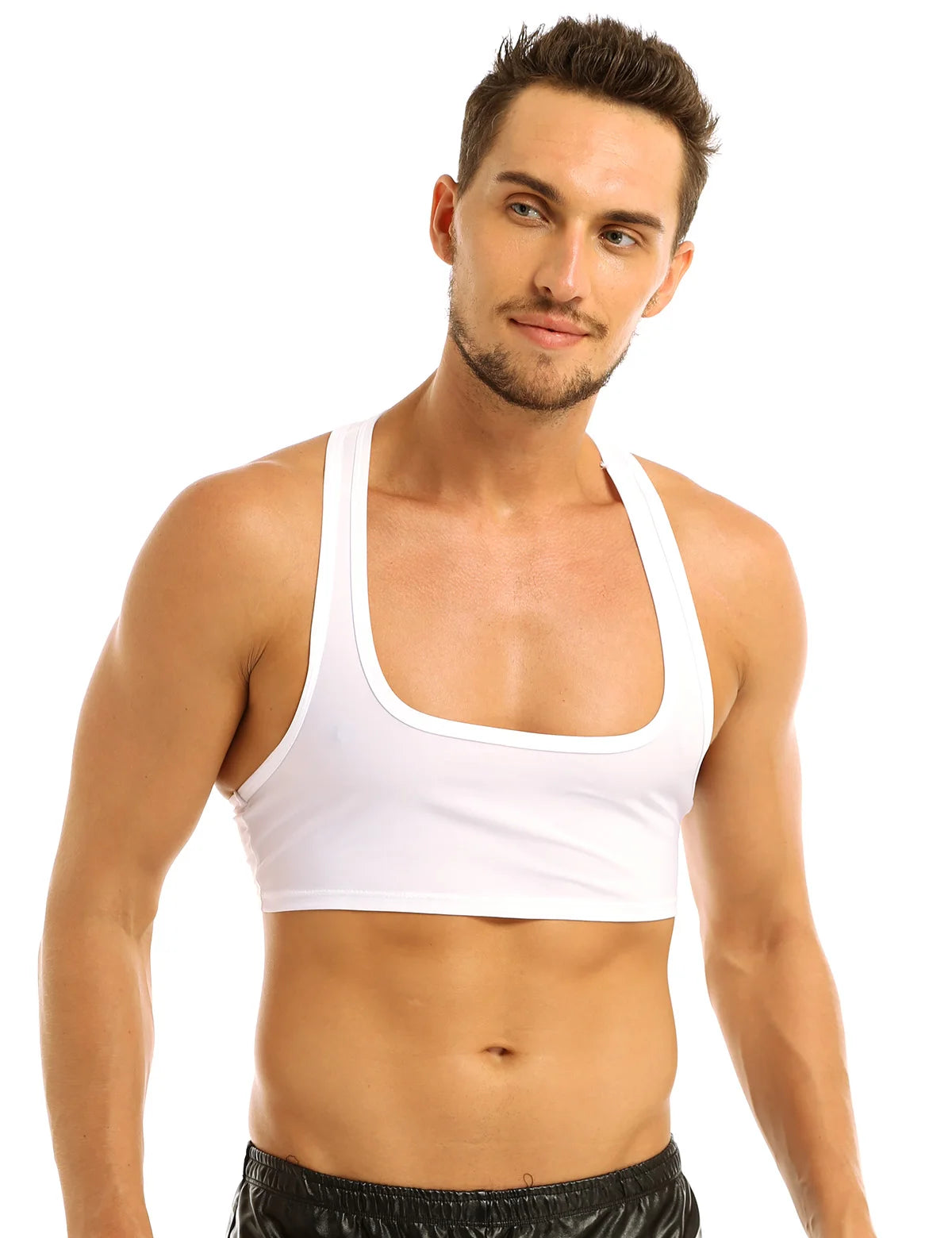 Men's Crop Sleeveless Tank Top