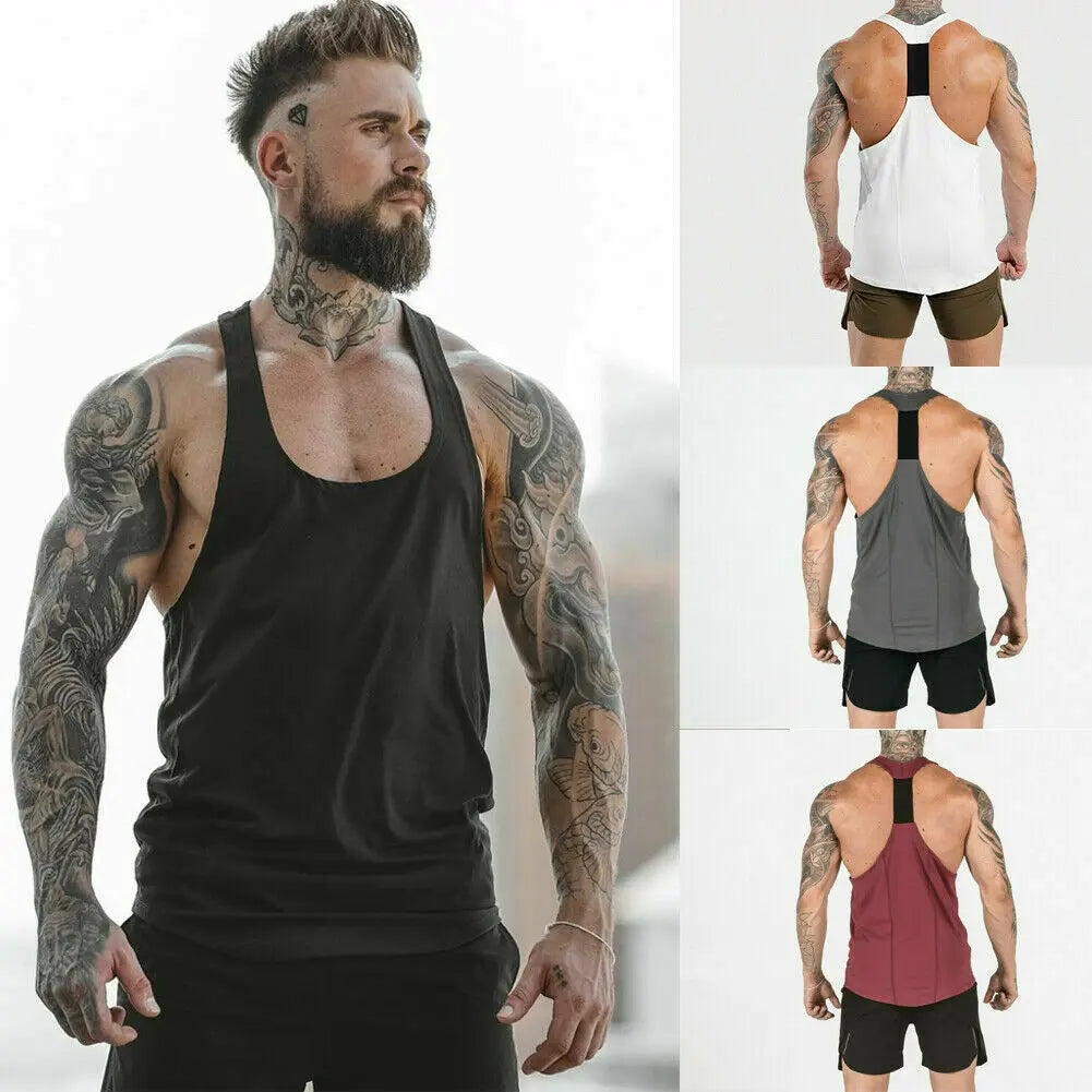 Men's Fitness Sleeveless Tank Tops