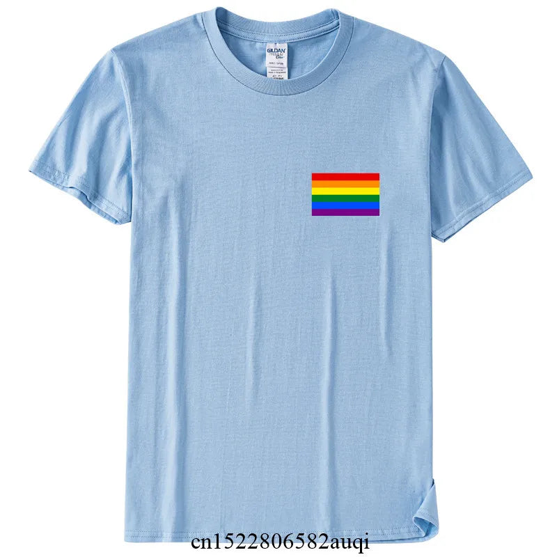 Men's Gay Pride Flag T Shirt Lesbian Rainbow Lgbt T-shirt