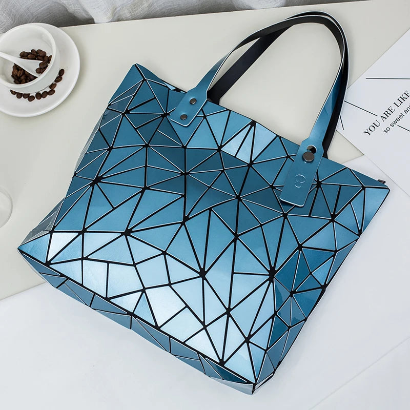 Large tote Hologram Shoulder Bag