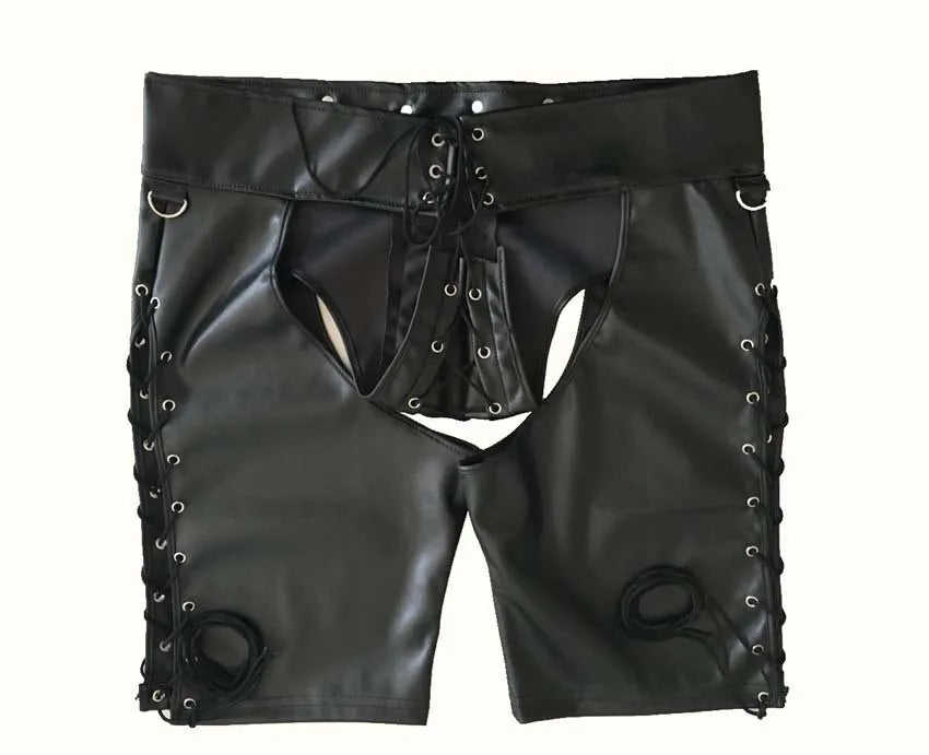 Erotic Wild Leather Shorts