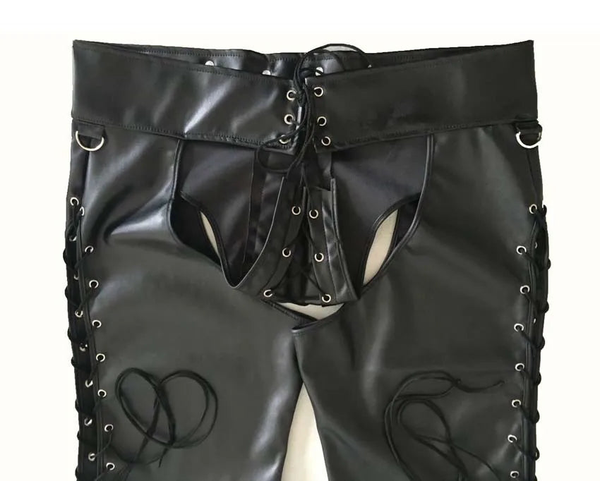 Erotic Wild Leather Shorts