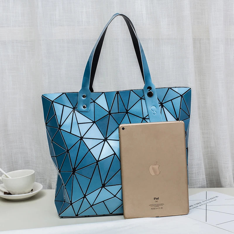 Large tote Hologram Shoulder Bag