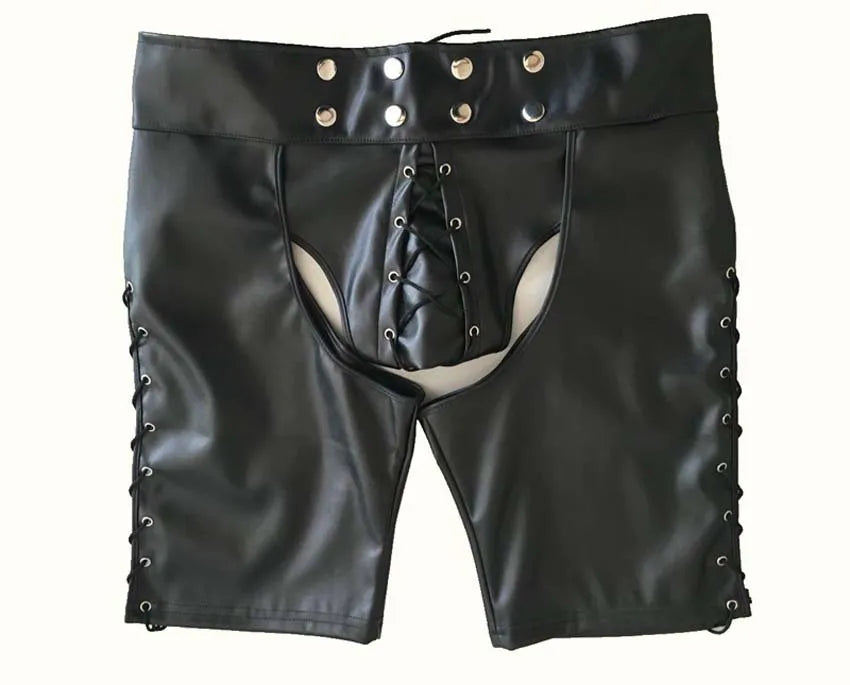 Erotic Wild Leather Shorts