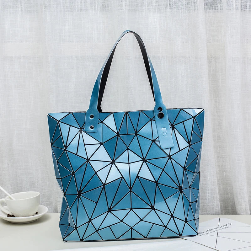 Large tote Hologram Shoulder Bag