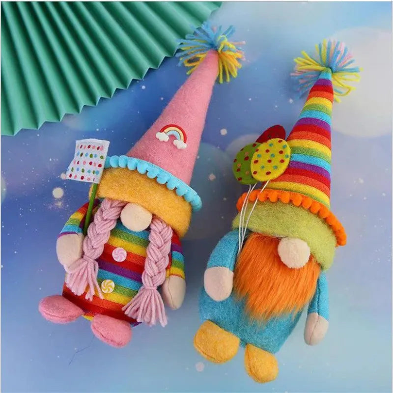 LGBT Gay Pride Rainbow Gnomes