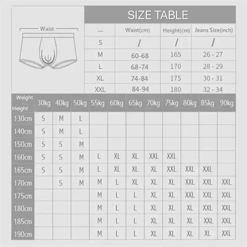 5/7pcs Men's Underwear Cartoon Animation Breathable Boxer Shorts