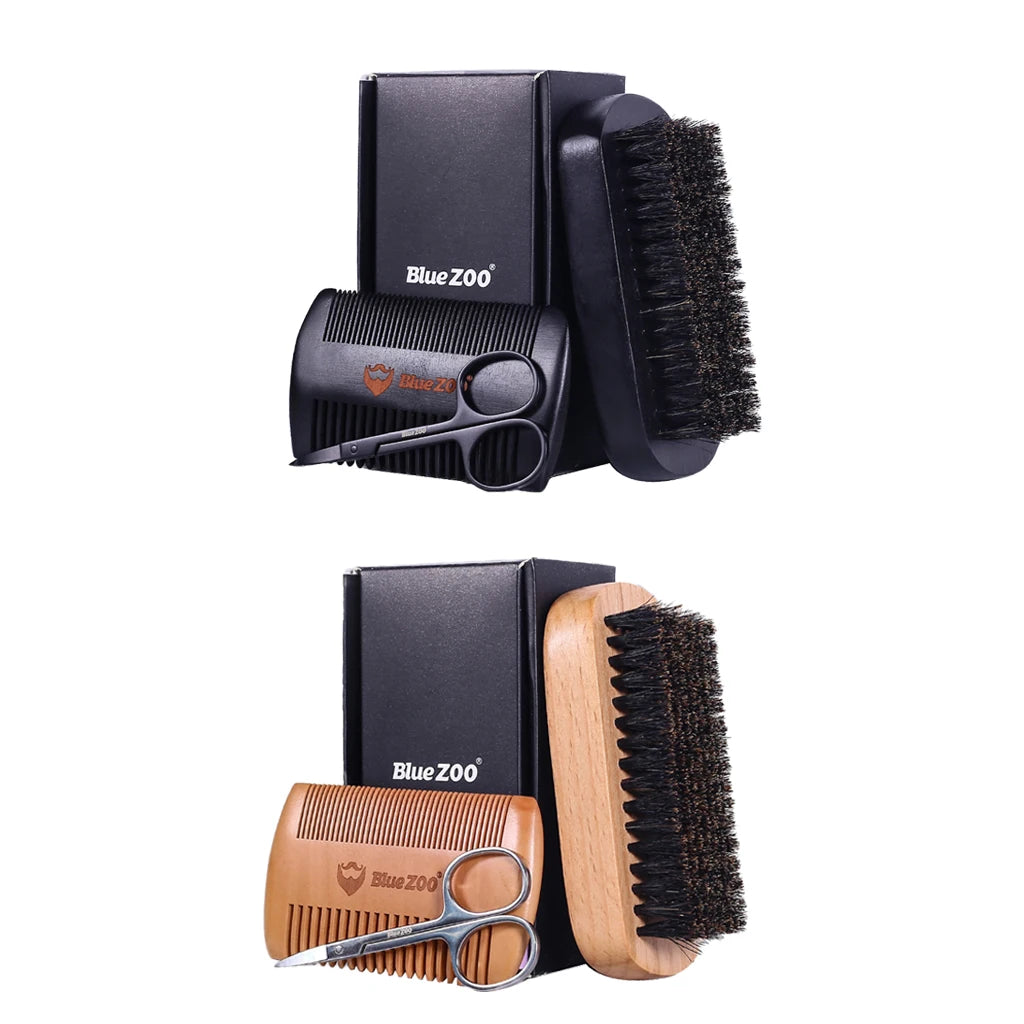 3in1 Mens Beard Grooming Kit Set