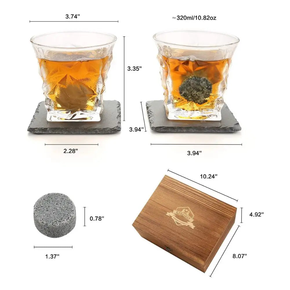 Whiskey Stones Gift Set