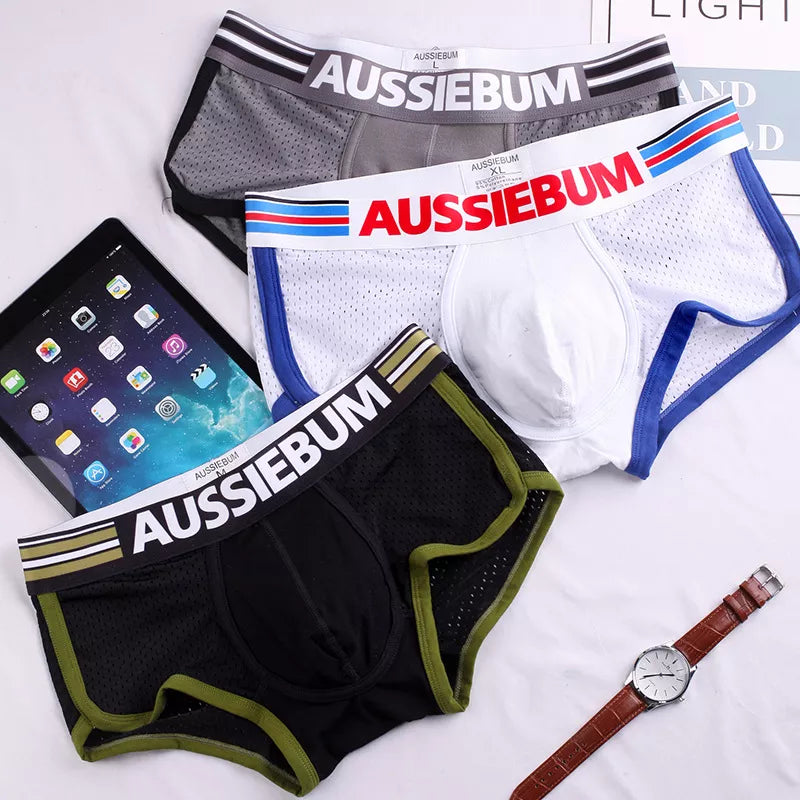 Auebum Cotton men's underwear boy short