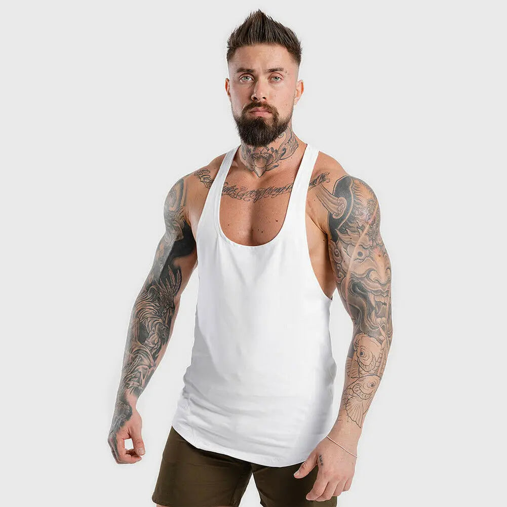 Men's Fitness Sleeveless Tank Tops