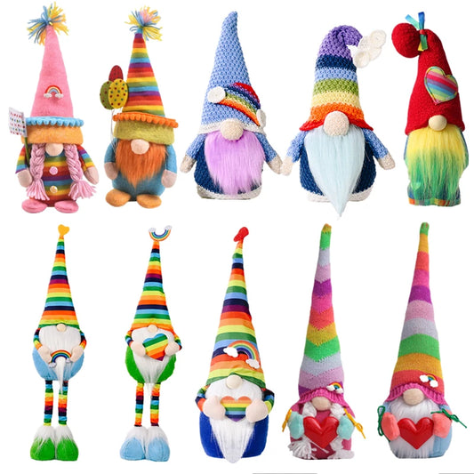 LGBT Gay Pride Rainbow Gnomes