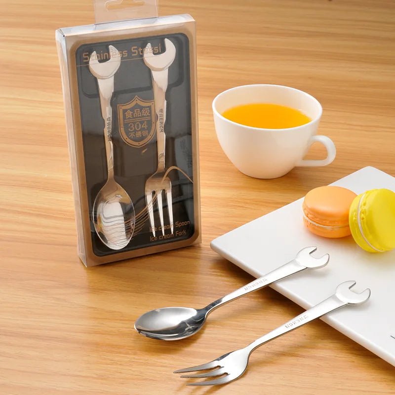 Jishi 304 stainless steel wrench cutlery tableware