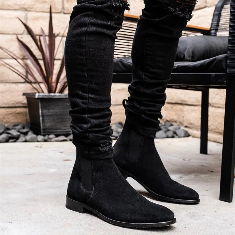 Men Chelsea Boots High Quality Men Ankle Boot