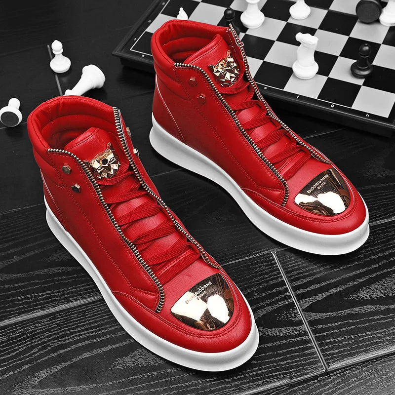 Men's High Top Statement Sneakers