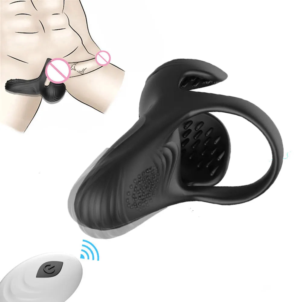 Men Penis Vibrator Male Ejaculation Delay Device