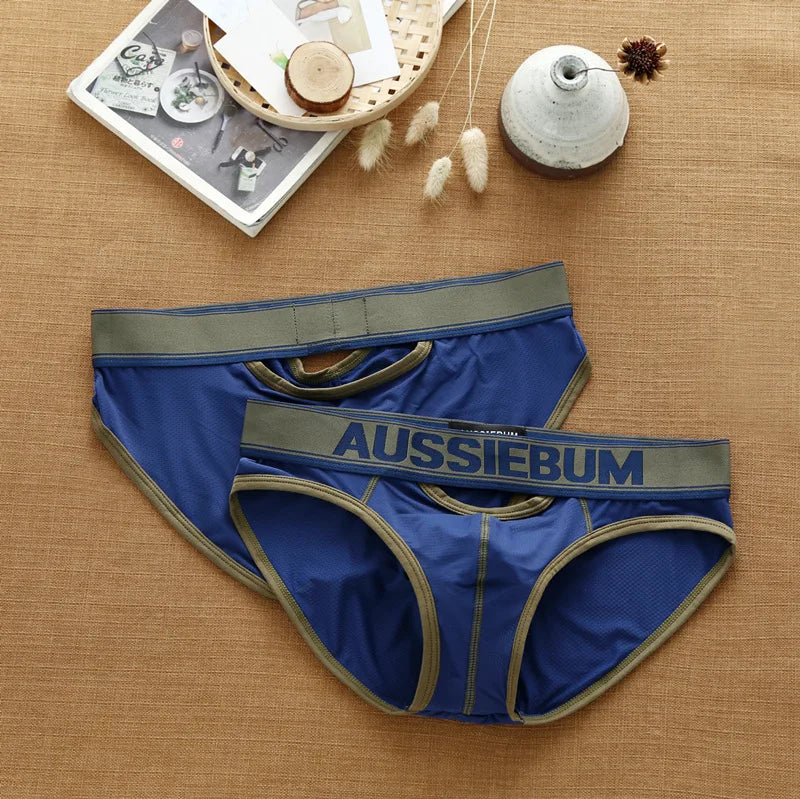 Men's sexy front and back briefs