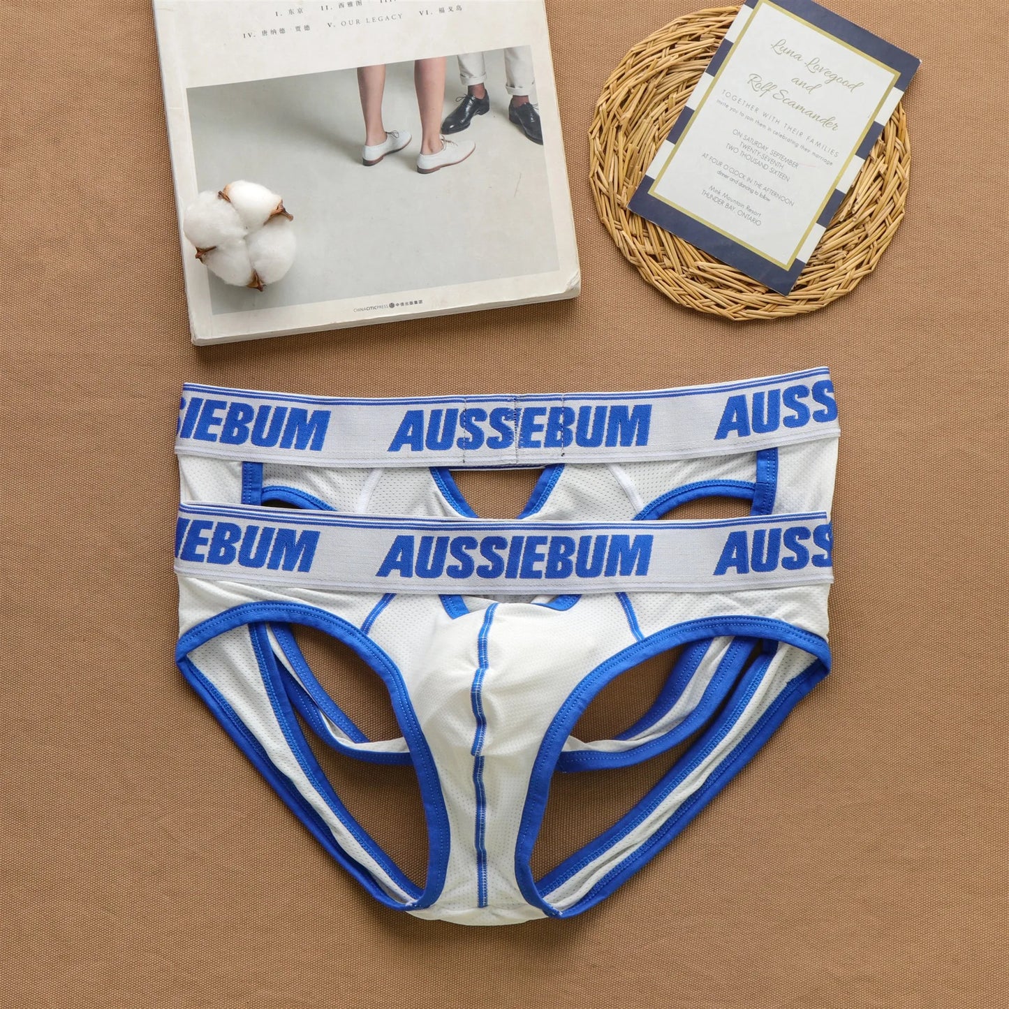 Aussiebum men's mesh ice triangle jock strap underwear