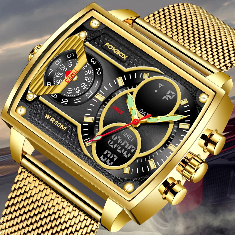 LIGE Top Brand Luxury Men Watch