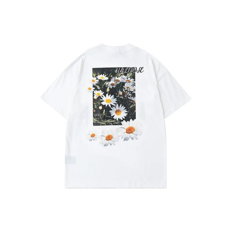 Men's Patchwork print Short Sleeve T-Shirt