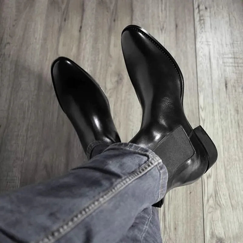 Men Chelsea Boots High Quality Men Ankle Boot