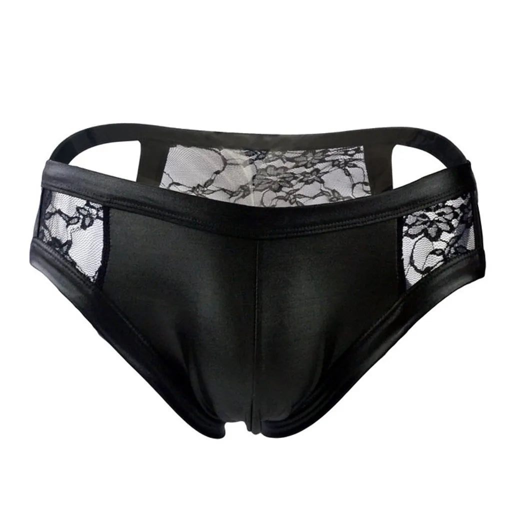 Men's Sexy Lingerie Underwear Lace Splicing