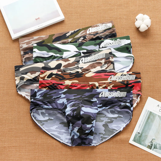 Aussiebum men's cool camo low waist men's briefs