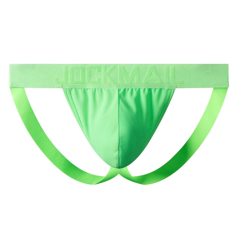 Men Jockstrap Thong Mesh Mens Bikini Brief