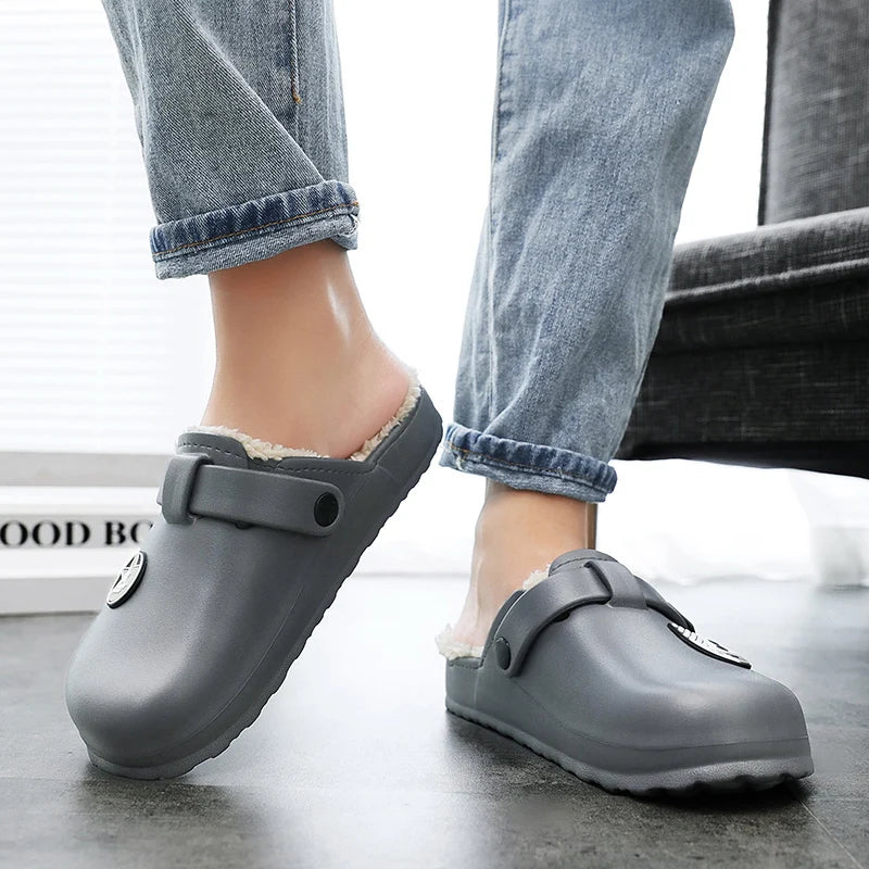 Men Slippers Waterproof Clog Shoes