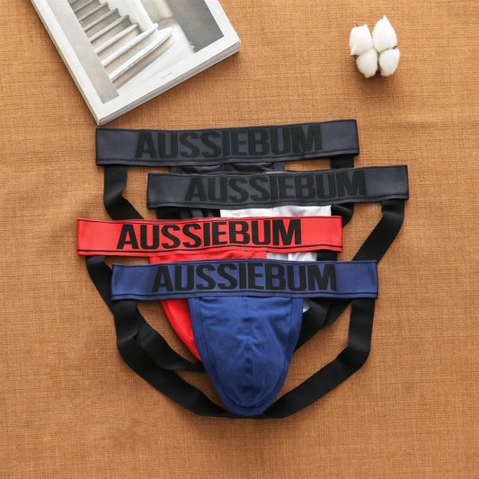 Aussiebum Men's low-rise sexy back jock straps