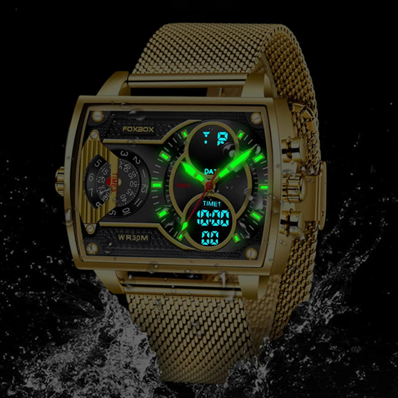 LIGE Top Brand Luxury Men Watch