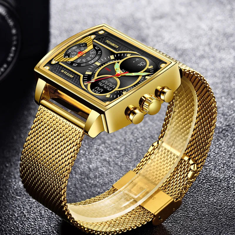 LIGE Top Brand Luxury Men Watch