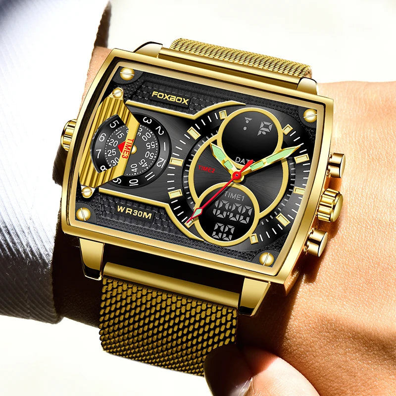 LIGE Top Brand Luxury Men Watch