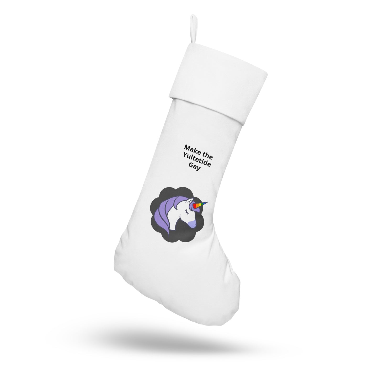 Unicorn Christmas stocking