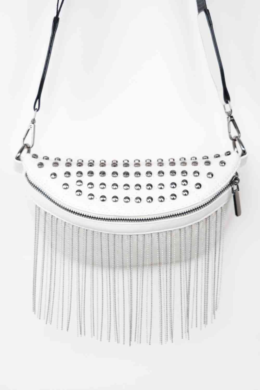 Adored PU Leather Studded Sling Bag