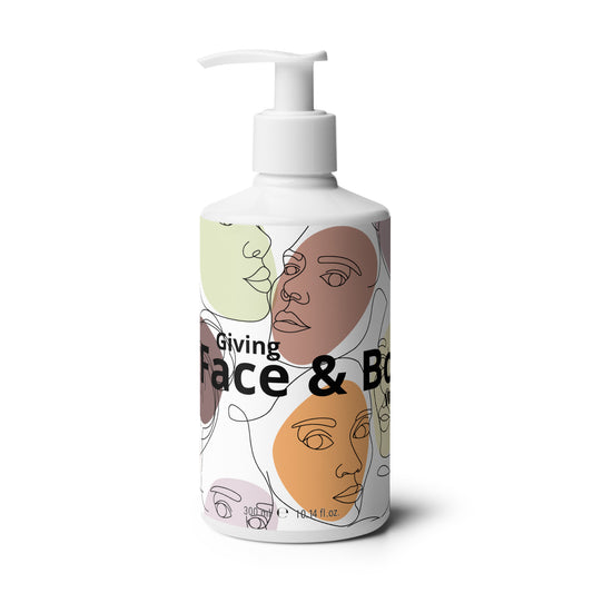 Giving face & body wash