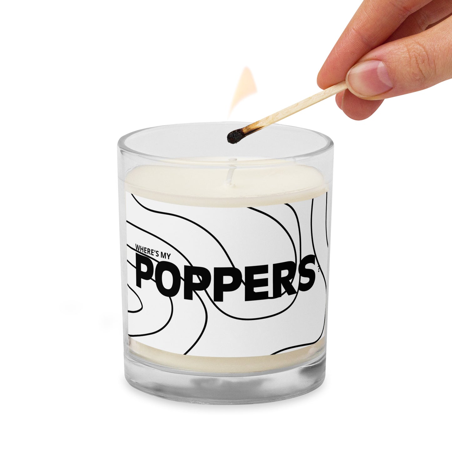 Pop Glass Jar Soy Wax Candle