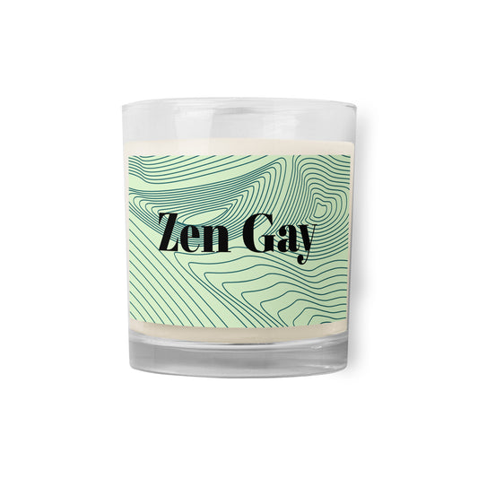 Zen Gay Glass Soy Candle