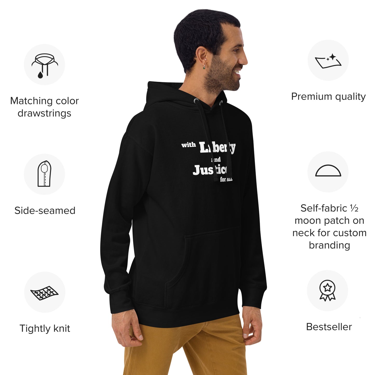 Liberty & Justice Hoodie