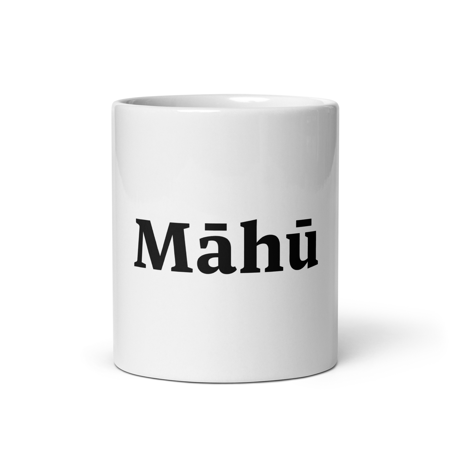 Māhū White glossy mug