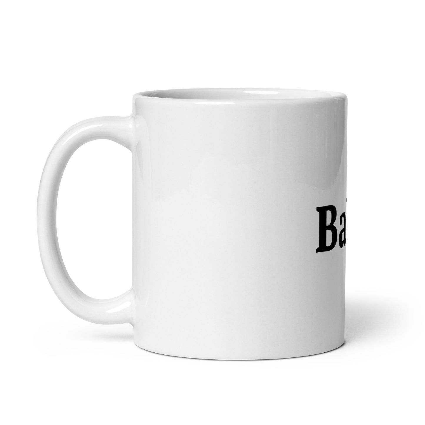 Bakla White glossy mug